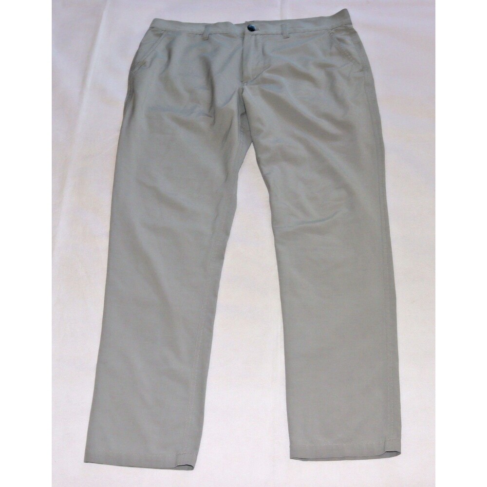 Free Fly Tradewind Pants Men's 32x30 Gray Stretch Flat Front Golf Performance